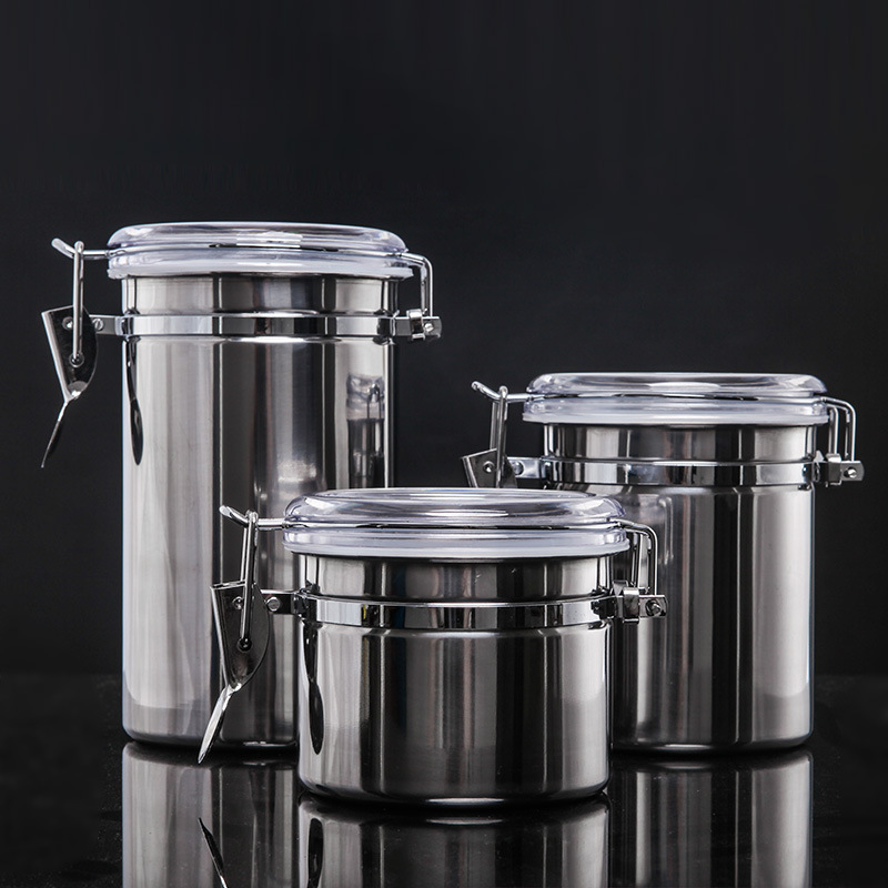 Coffee Tea Jars - Герметичный контейнер из нержавеющей стали с