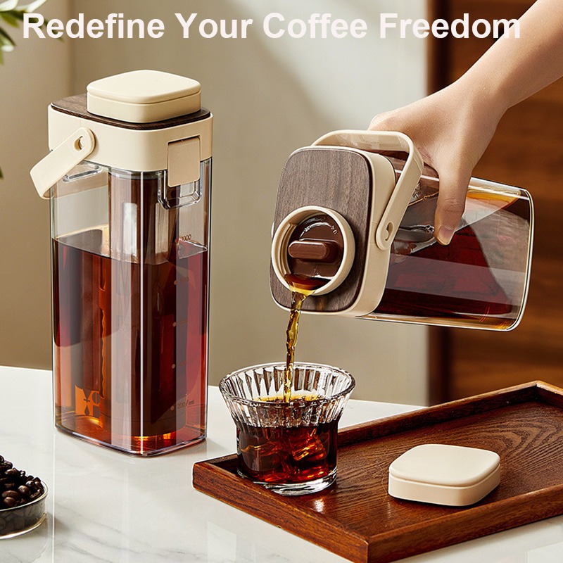 Coffee Tea Infuser - Кувшин для холодного кофе с герметичной