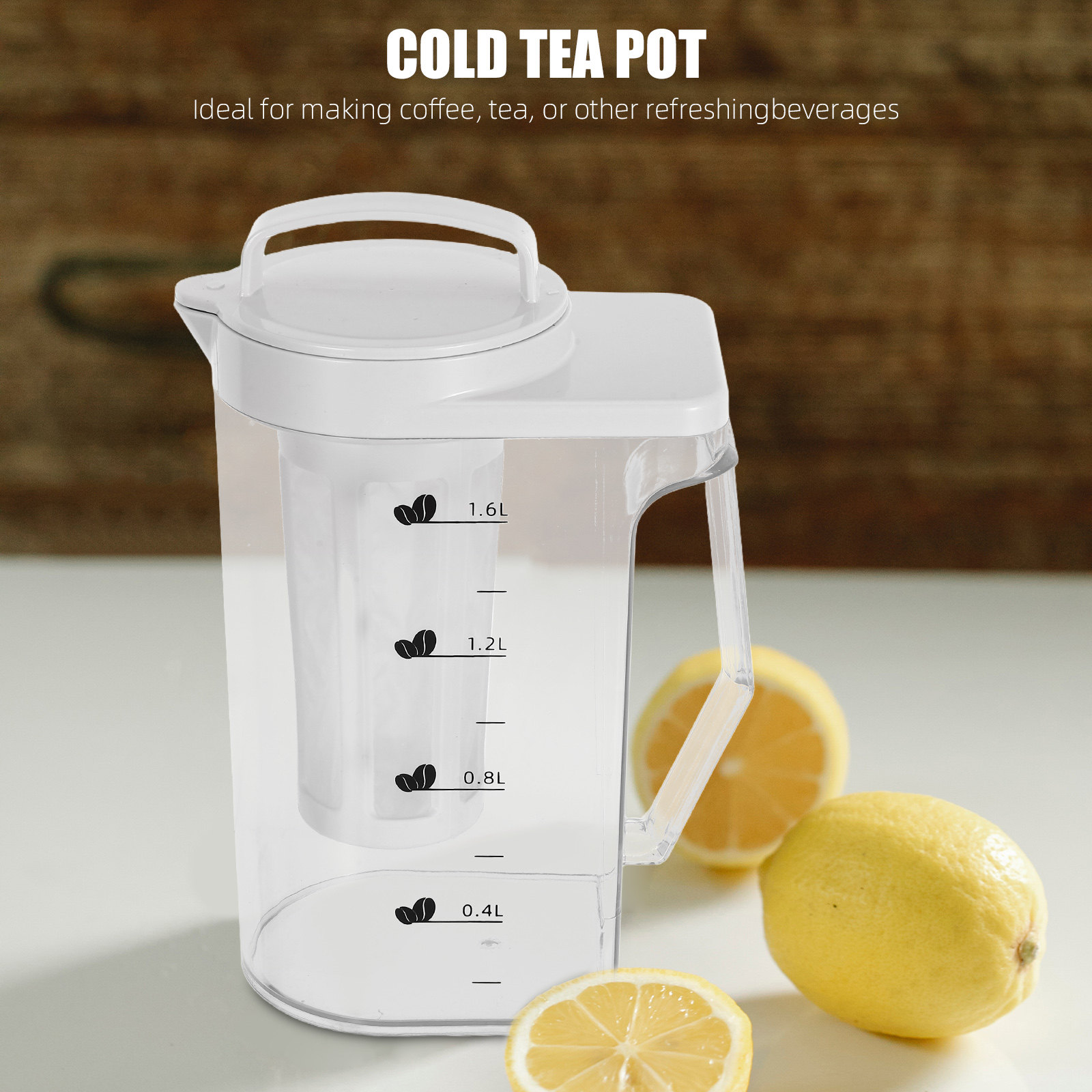 Coffee Tea Uses - 1,6-литровый пластиковый кувшин для приготовления холодного