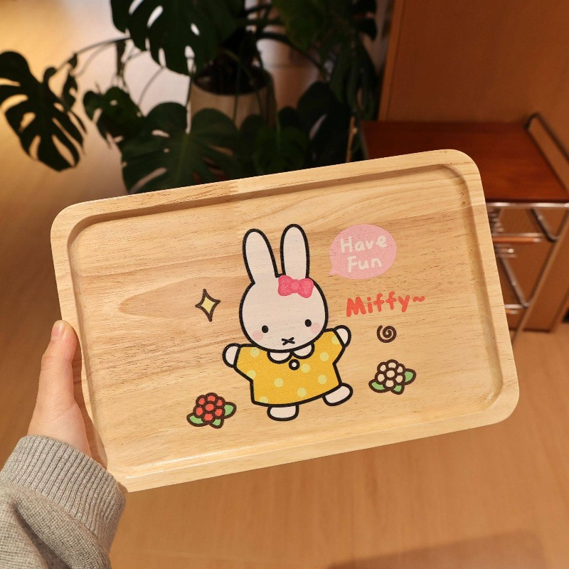 Coffee Tea Room - Деревянная тарелка Miffy Rabbit Kawaii в