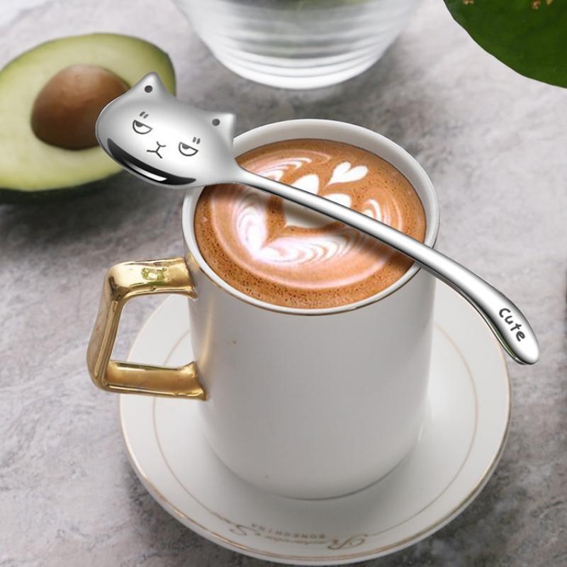 Coffee Tea Uses - Симпатичная ложка из нержавеющей стали с