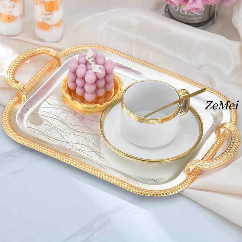 Coffee Tea Break - Металлическая фруктовница во французском стиле, тарелка