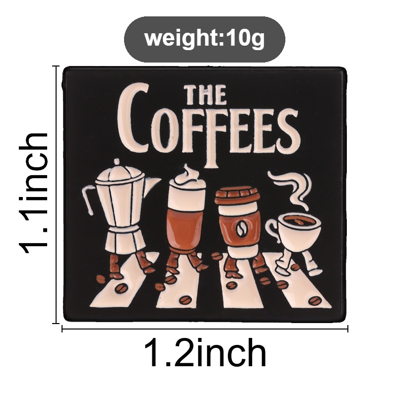 Эмалевые значки с кофейной тем – обзор и цена Coffee Tea Chocolate