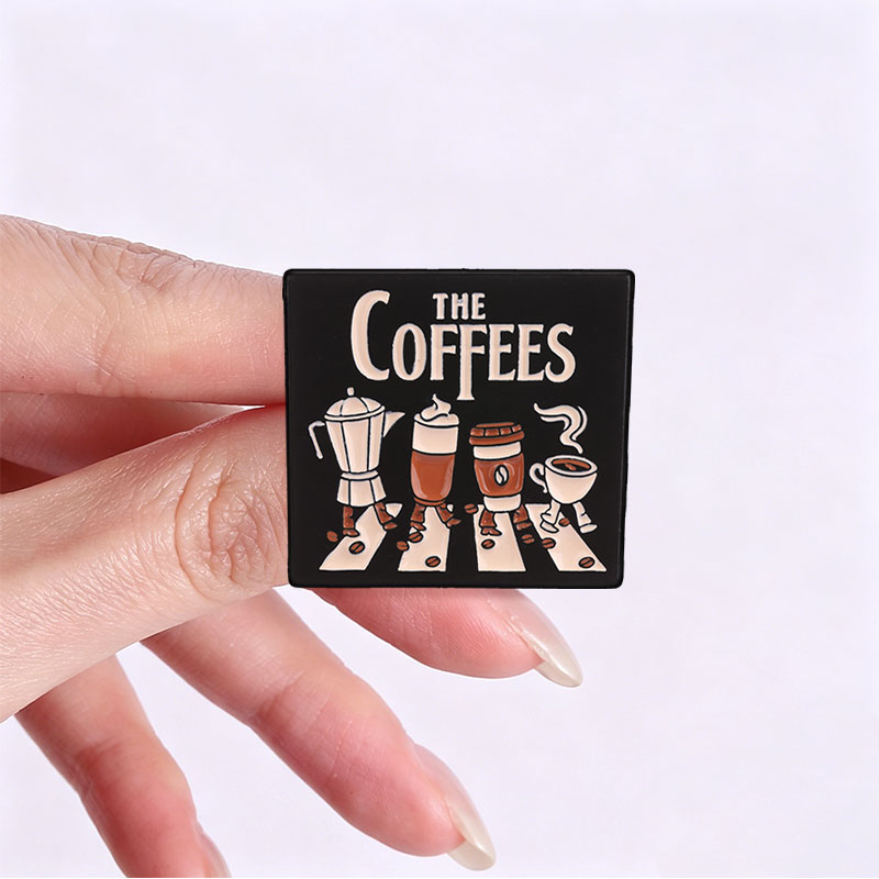 Эмалевые значки с кофейной тем – обзор и цена Coffee Tea Chocolate