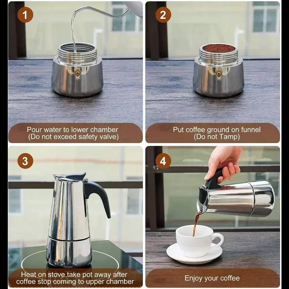 Кофеварка Moka Pot 50 мл-600 м – обзор и цена Coffee Tea Chocolate