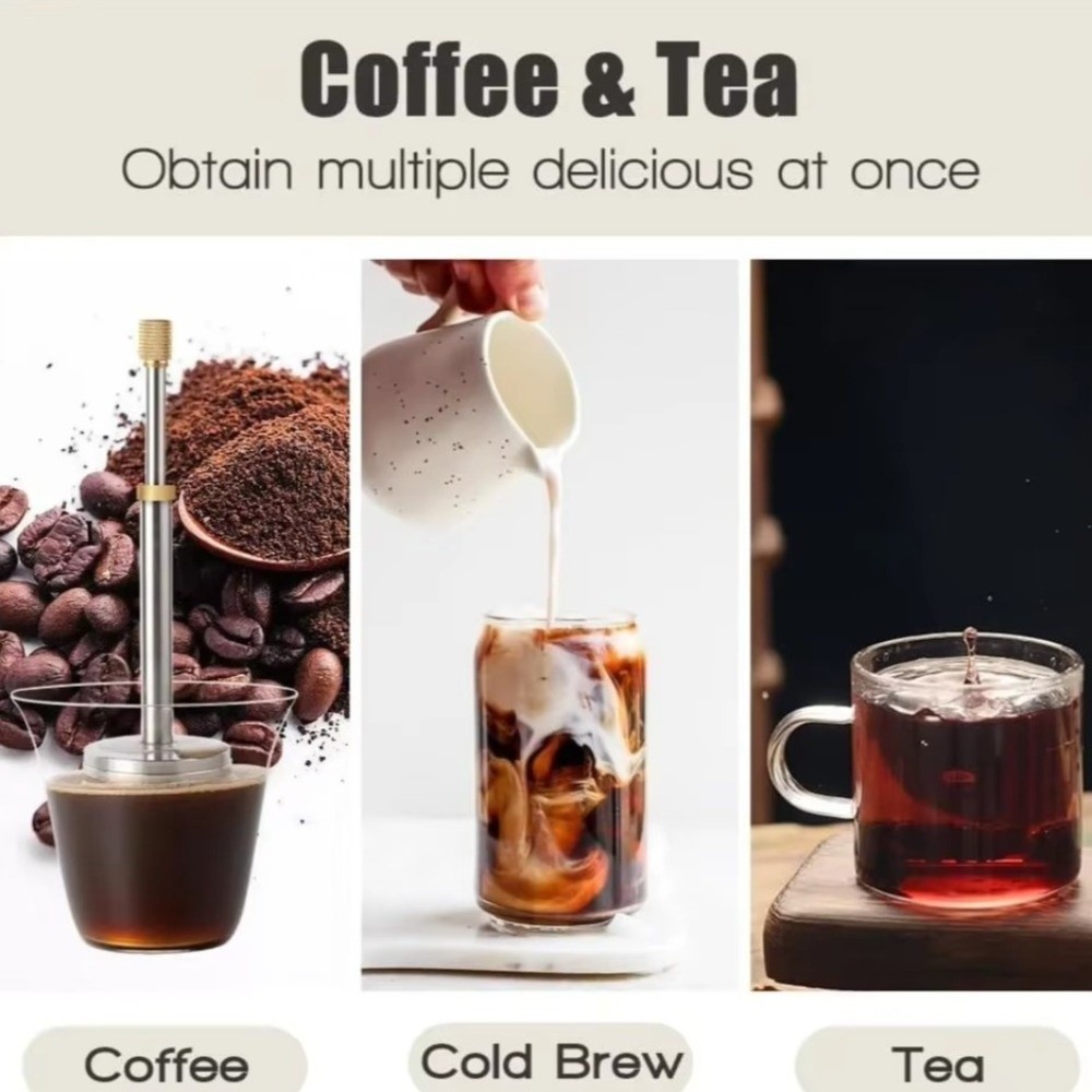Пресс-фильтр для чая и кофе с  – обзор и цена Coffee Tea Infuser